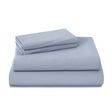 Cotton Percale Sheet Set, Queen, Shale, Daniadown
