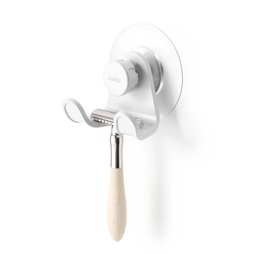 Flex Adhesive Double Hook - Umbra