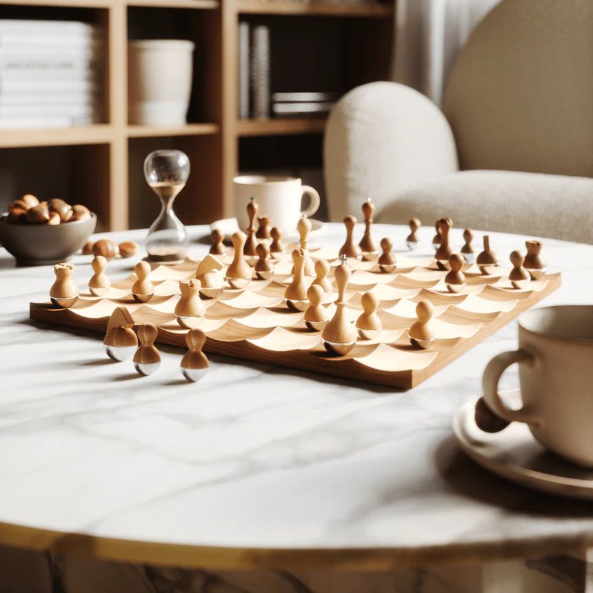 Wobble Chess Set -Umbra