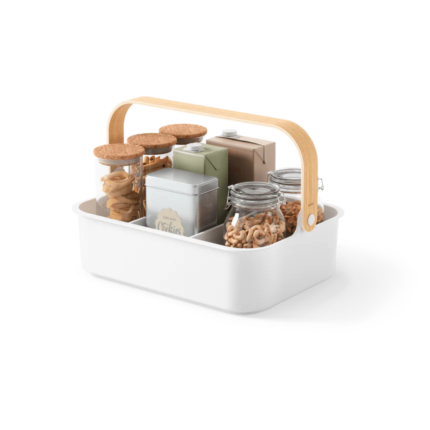 Bellwood Bin - Umbra, Colour Options 1: White/Natural, Size: Small