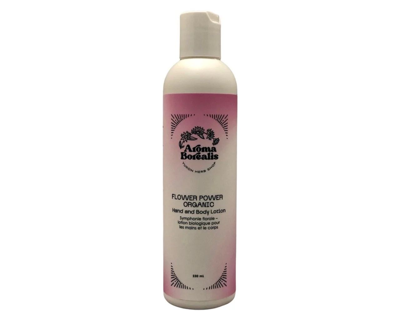 Flower Power Organic Hand &amp; Body Lotion - 230ml - Aroma Borealis