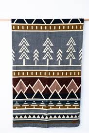 Tree Line Queen Blanket - Subalpine - Heartprint Threads