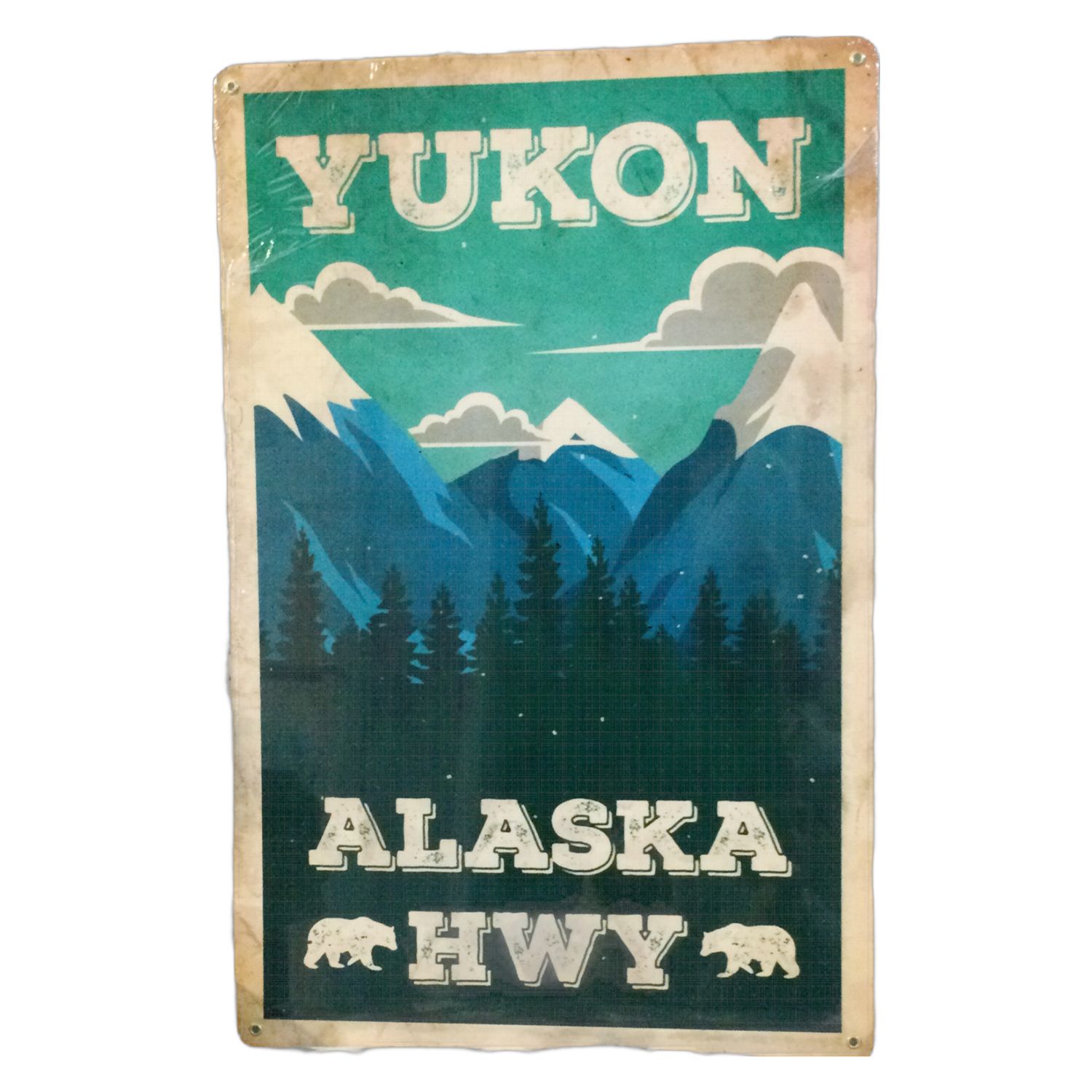 Alaska HWY - Steel / Metal Sign - YNO