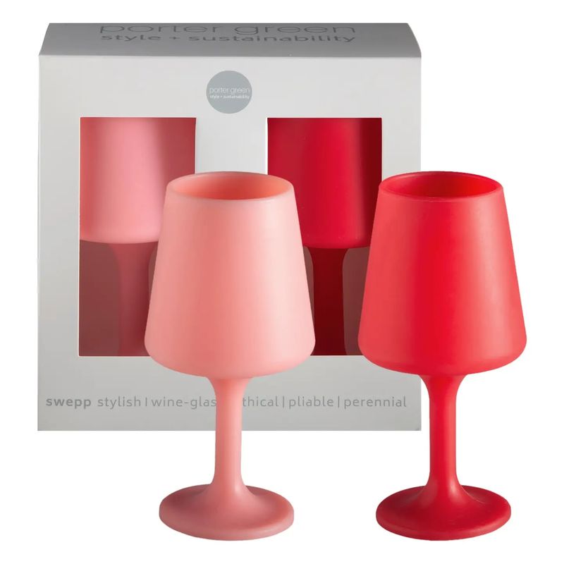 Wine Glasses - Cherry + Blush - Swepp- Porter Green