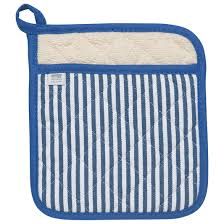 Pot Holder - Superior Narrow Stripe Blue - Danica