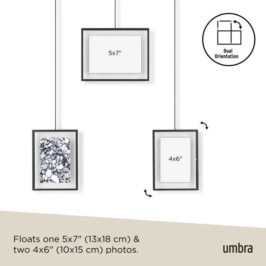 Exhibit Hanging Picture Frames - Set of 3 - Umbra
