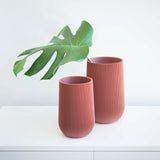 Sequoia Vase - Small - Salmon - Conifer