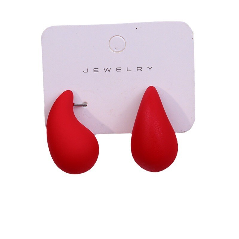 Multiple colors Bottega dupes waterdrop earrings