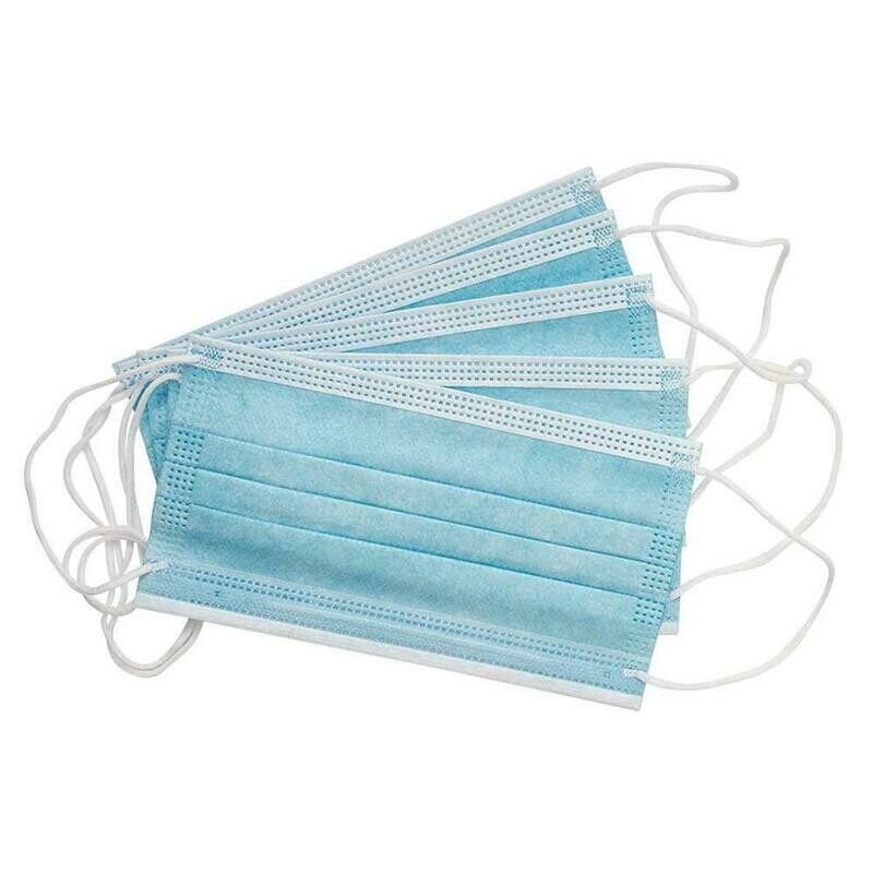 Mascarilla 3 pliegues 
ventas desde 10.000 unidades 
Stock inmediato