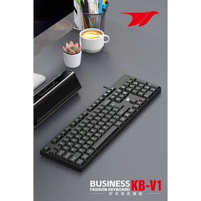 Clavier externe K8 pour ordinateur portable, clavier filaire de 104 touches, pratique et portable, clavier USB universel pour bureau