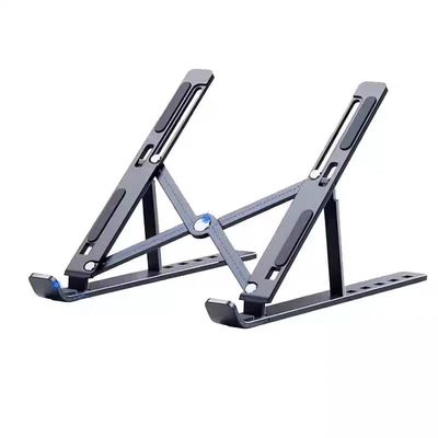 Support pour ordinateur portable sur bureau, pliable et portable, support réglable en aluminium pour tablette, support surélevé pour refroidissement, socle pour bureau