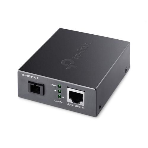 10/100/1000 Mbps RJ45 to 1000 Mbps Single-mode SC WDM Bi-Directional Fiber Converter