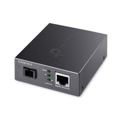 10/100/1000 Mbps RJ45 to 1000 Mbps Single-mode SC WDM Bi-Directional Fiber Converter