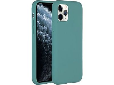 Accezz Liquid Silicone Backcover voor de iPhone 11 Pro - Donkergroen Accezz Liquid Silicone Backcover voor de iPhone 11 Pro - Donkergroen
