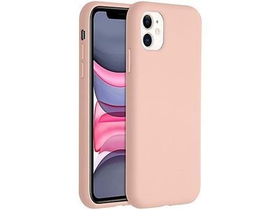 Accezz Liquid Silicone Backcover voor de iPhone 11 - Roze