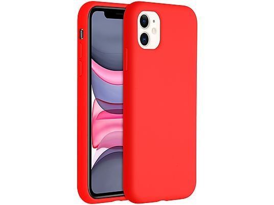 Accezz Liquid Silicone Backcover voor de iPhone 11 - Rood