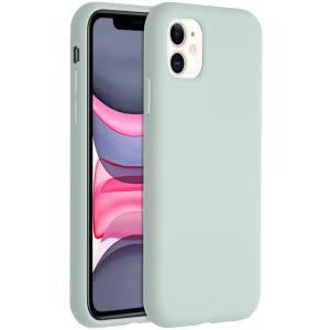 Accezz Liquid Silicone Backcover voor de iPhone 11 - Sky Blue