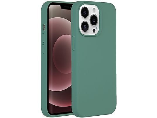 Accezz Liquid Silicone Backcover voor de iPhone 13 Pro Max - Donkergroen