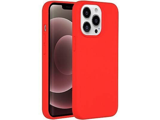 Accezz Liquid Silicone Backcover voor de iPhone 13 Pro Max - Rood