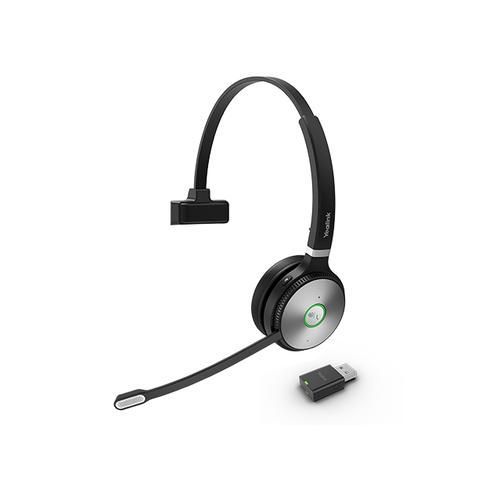 Yealink WH62 Portable Headset Draadloos Hoofdband Oproepen/muziek Zwart, Grijs