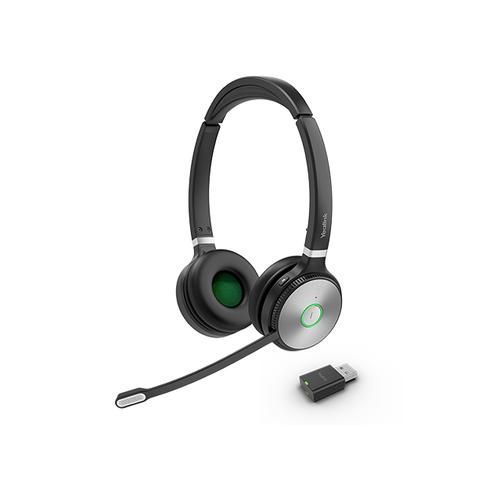 Yealink WH62 Portable Headset Draadloos Hoofdband Oproepen/muziek Zwart, Grijs