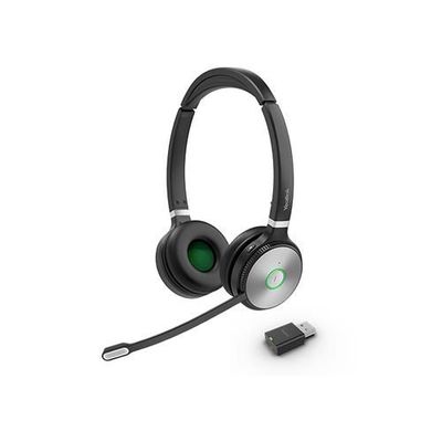Yealink WH62 Portable Headset Draadloos Hoofdband Oproepen/muziek Zwart, Grijs