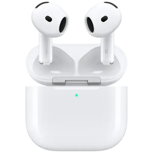 APPLE Draadloze oordopjes AirPods 4 Actieve ruisonderdrukking + Oplaadcase Wit APPLE Draadloze oordopjes AirPods 4 Actieve ruisonderdrukking + Oplaadcase Wit
