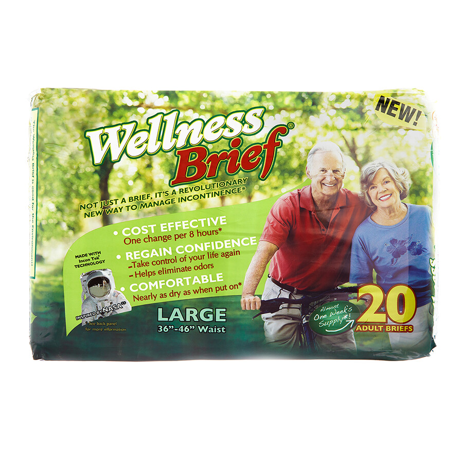 Pañal para Adulto Wellness – Bolsa con 20 Unidades | Alta Absorción