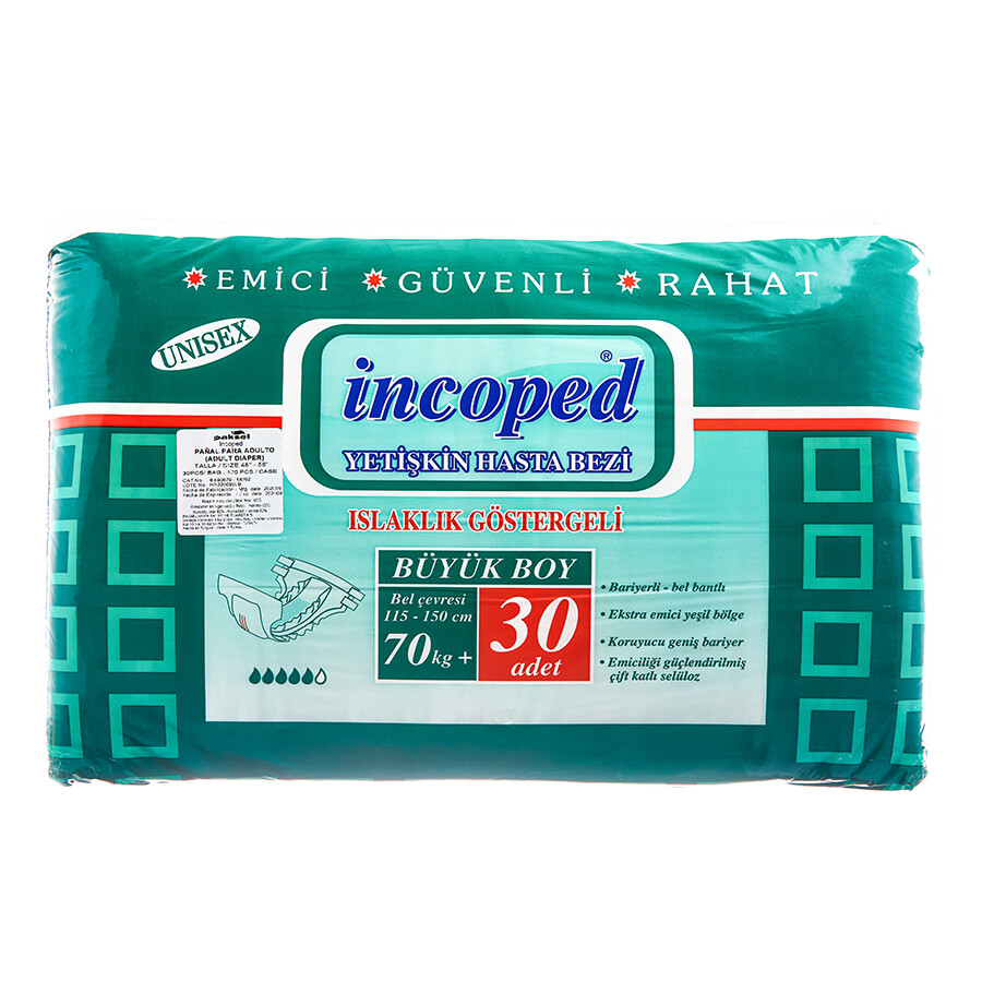 Pañal Adulto Incoped - 30 unidades