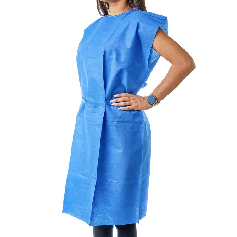 Bata desechable de paciente - 10 unidades | Multimed Solutions Panamá