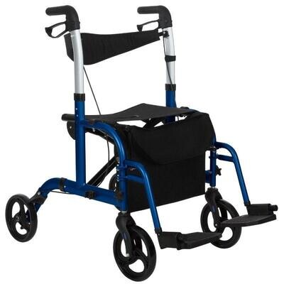 Híbrido de silla de ruedas y andadera