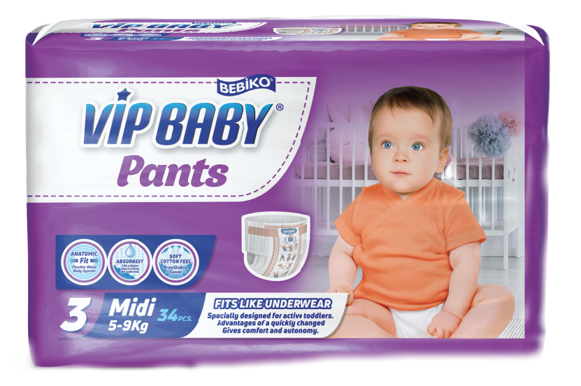 Pañales de Bebé VIP Baby Pants