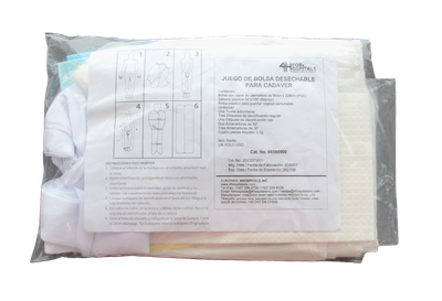 Kit de Bolsa Desechable para Cadáver | Multimed Panamá