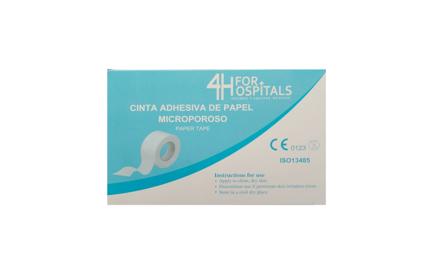 Cinta Adhesiva de Papel Microporoso