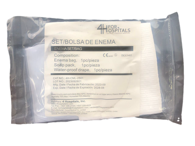Set de Bolsa de Enema