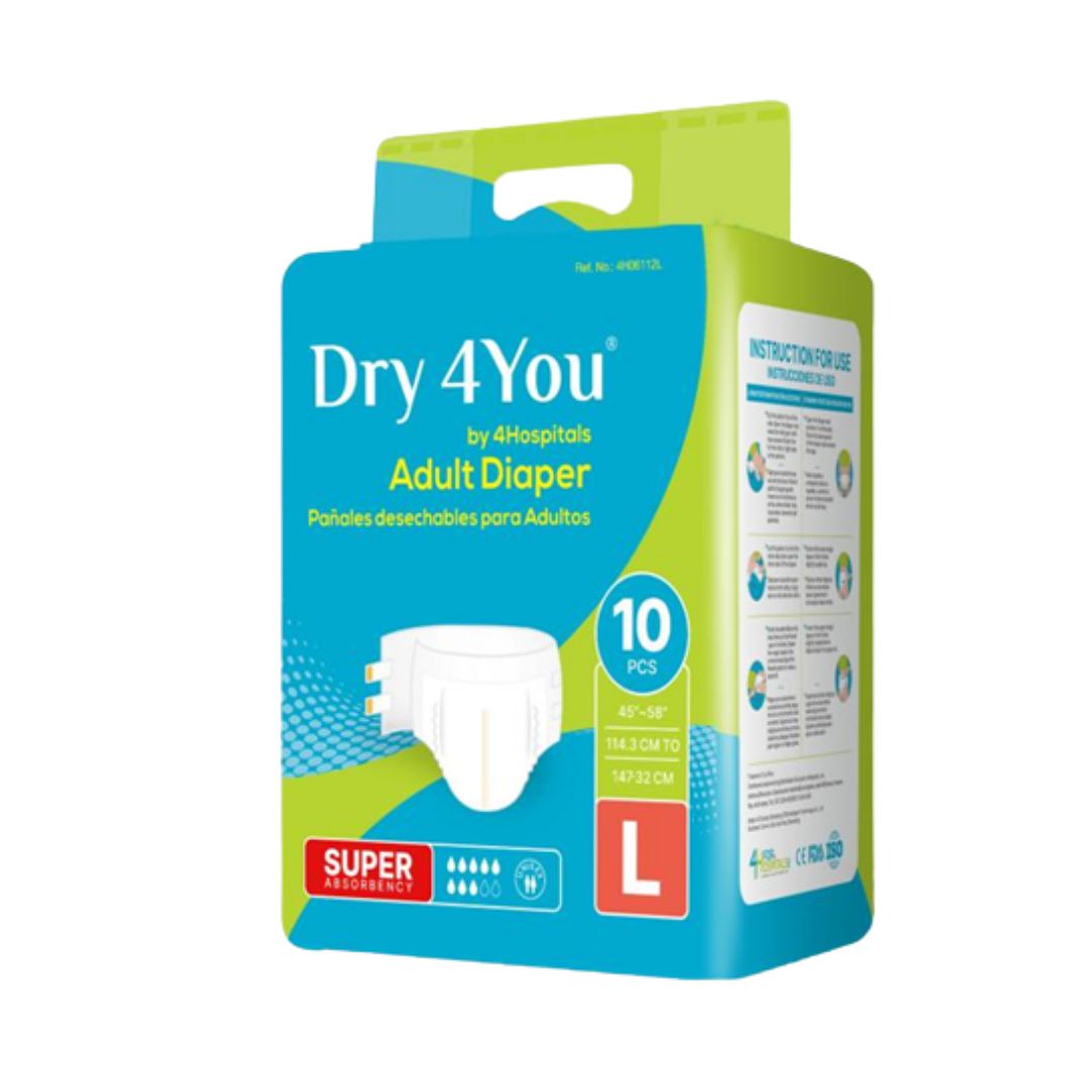 Pañal de Adulto - Dry 4You - 10 Unidades