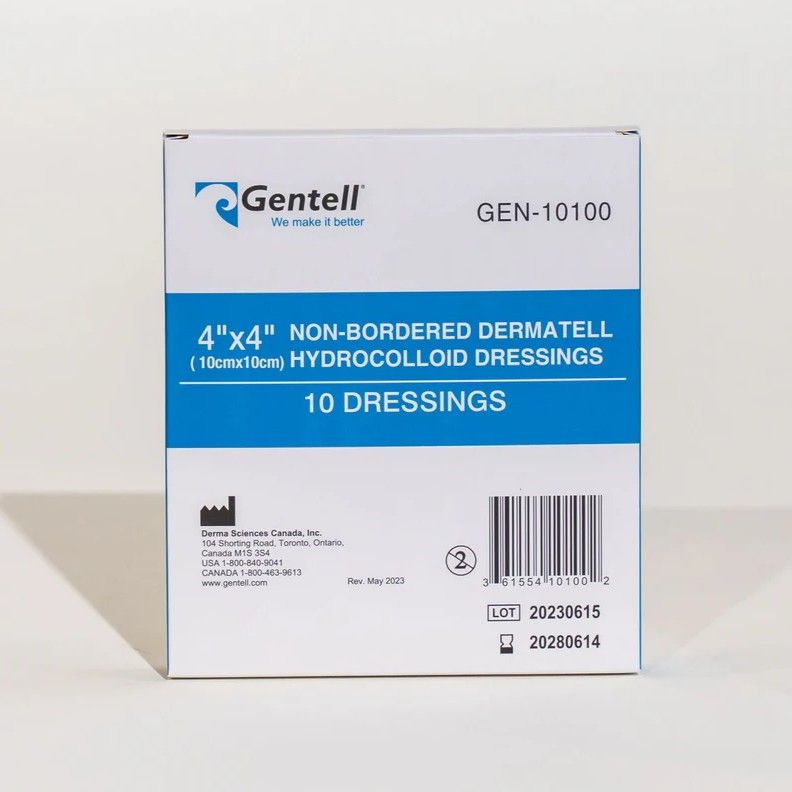 Apósitos hidrocoloides Dermatell con borde - Multimed Solutions Panamá