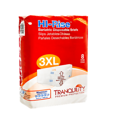 Pañal Bariátrico Hi Rise -Bolsa - 8 unidades