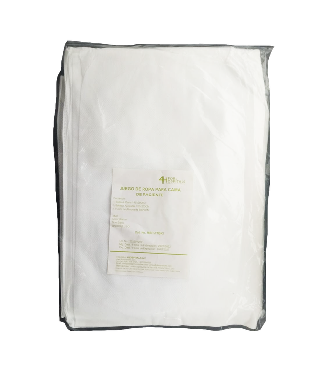 Juego de Ropa para Cama de Paciente