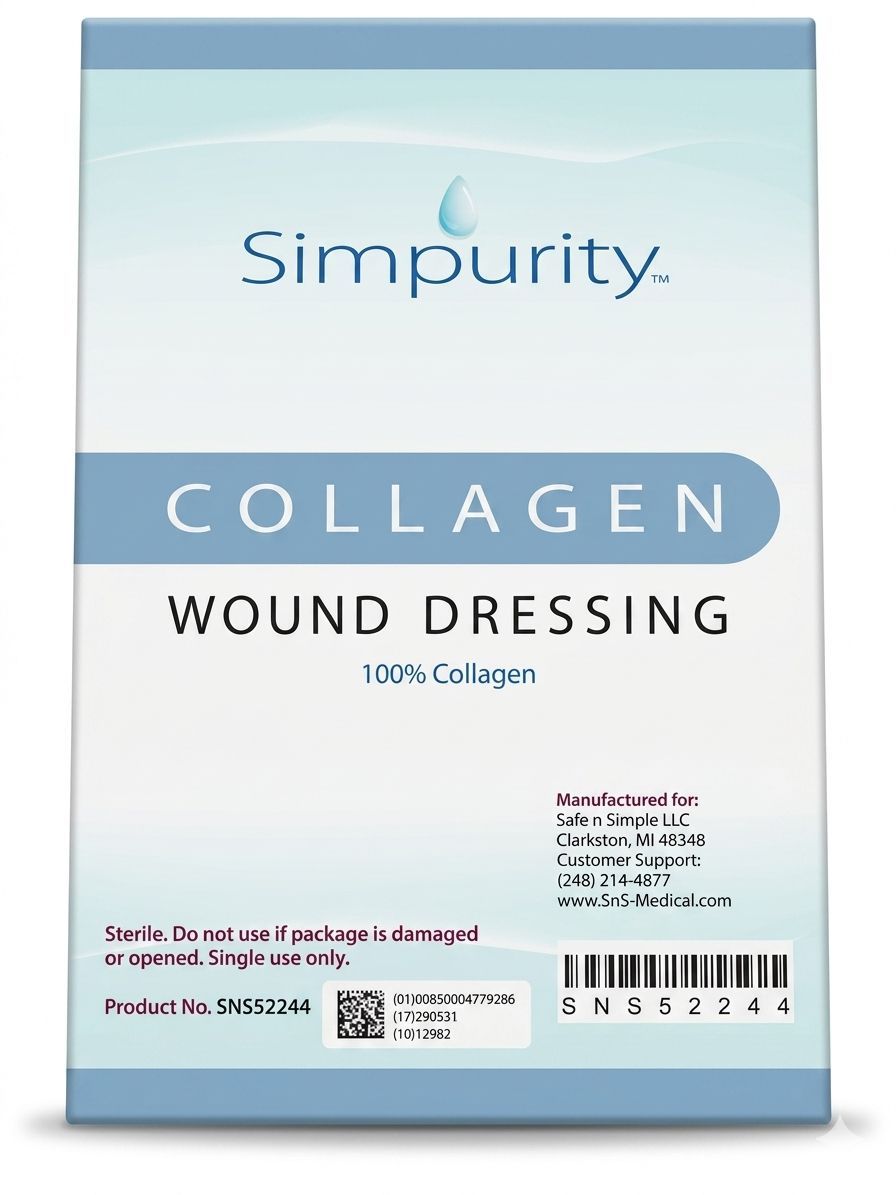 Apósito de colágeno 4x4 - por unidad