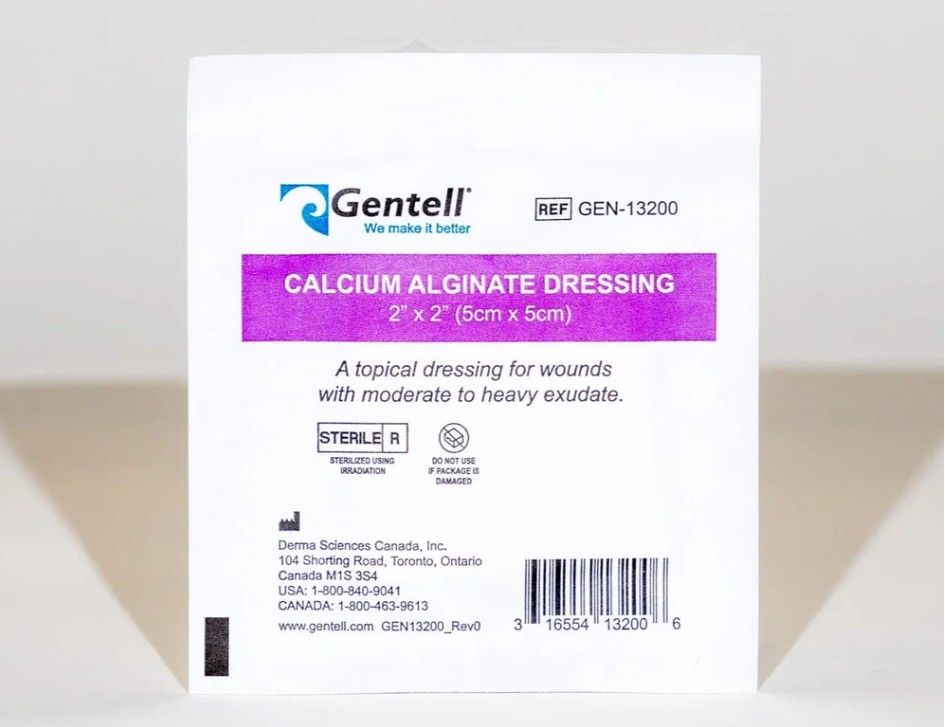 Gasa Con Alginato De Calcio 2"X2" – Alta Absorción y Cuidado de Heridas | Multimed Solutions Panamá
