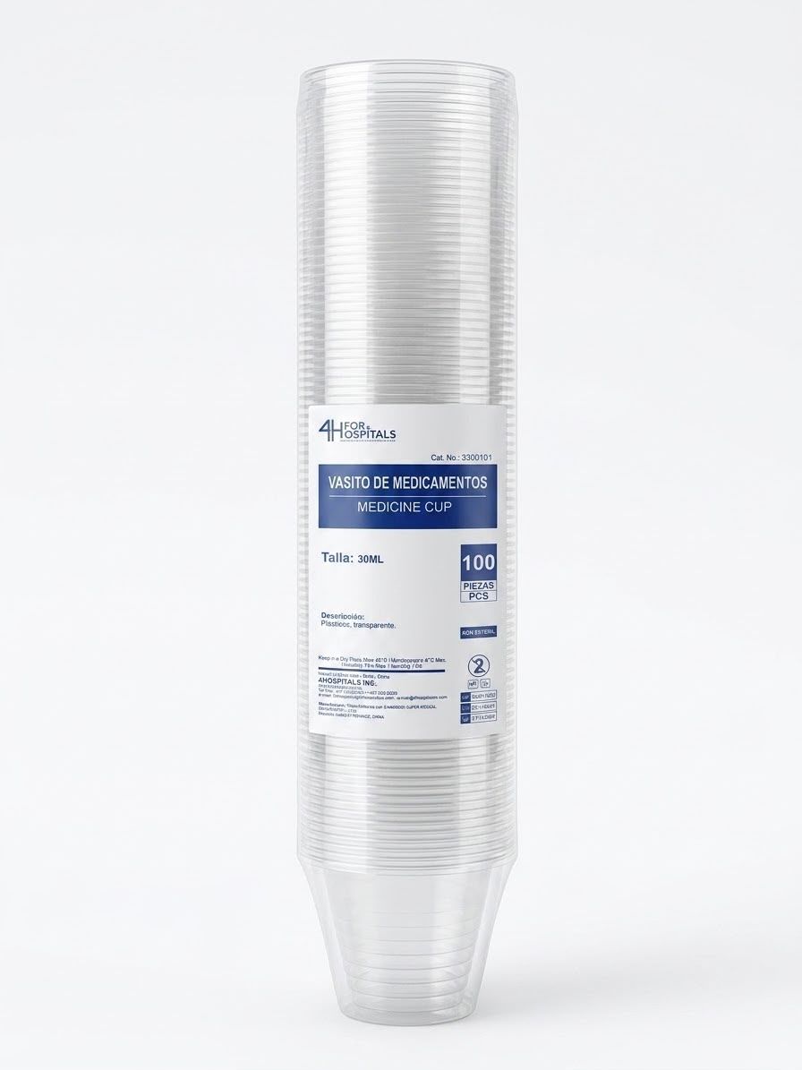 Vasitos de Medicación Graduados 30 ml – Pak de (100) | Multimed Panamá