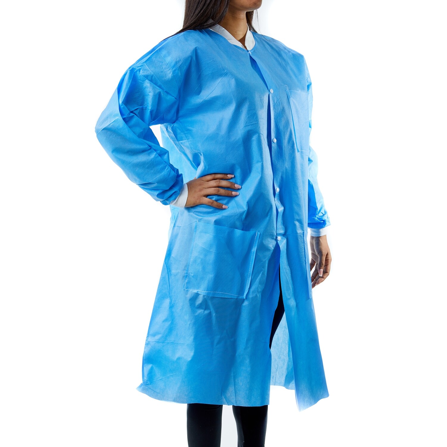 Jackets Desechables No Estériles AMMI 2 – Pack 10 Unidades | Multimed Solutions Panamá, Talla: Jackets desechable M