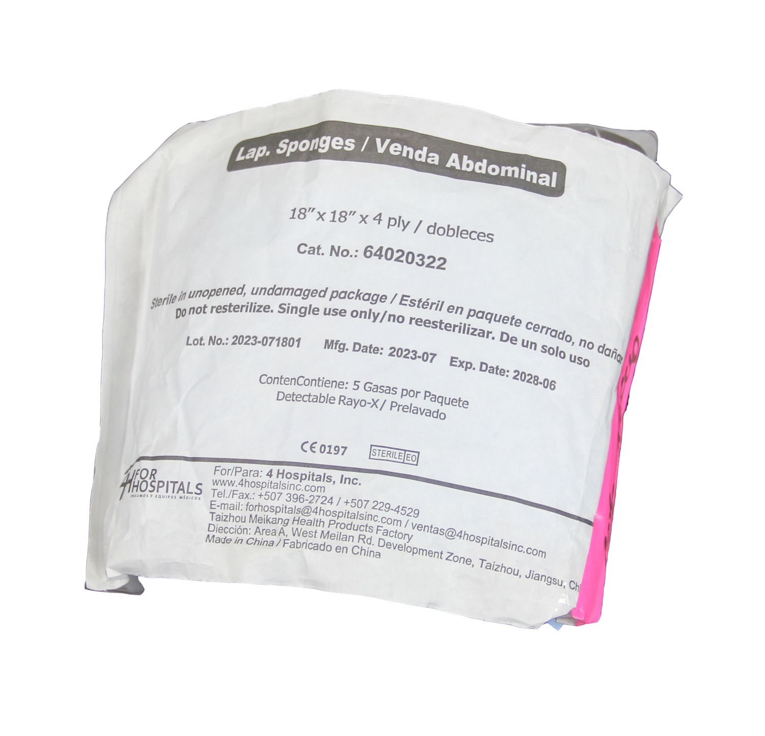 Venda Abdominal Quirúrgica Estéril – Pack de 5 unidades | Multimed Solutions Panamá