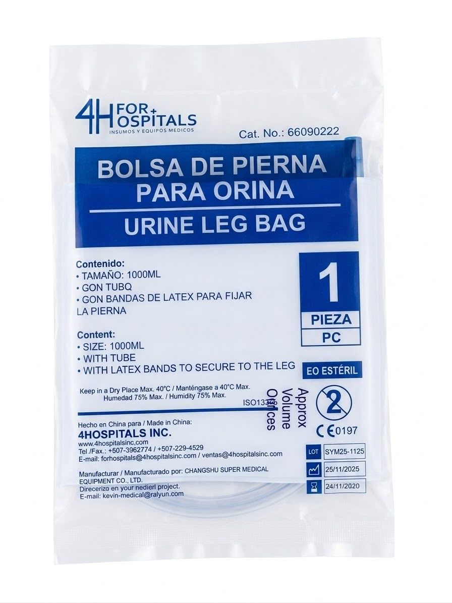 Bolsa Colectora de Orina de Pierna