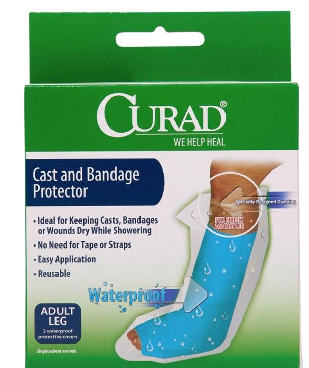 Protector de yeso para pierna de adulto - Cajita con 2 unidades