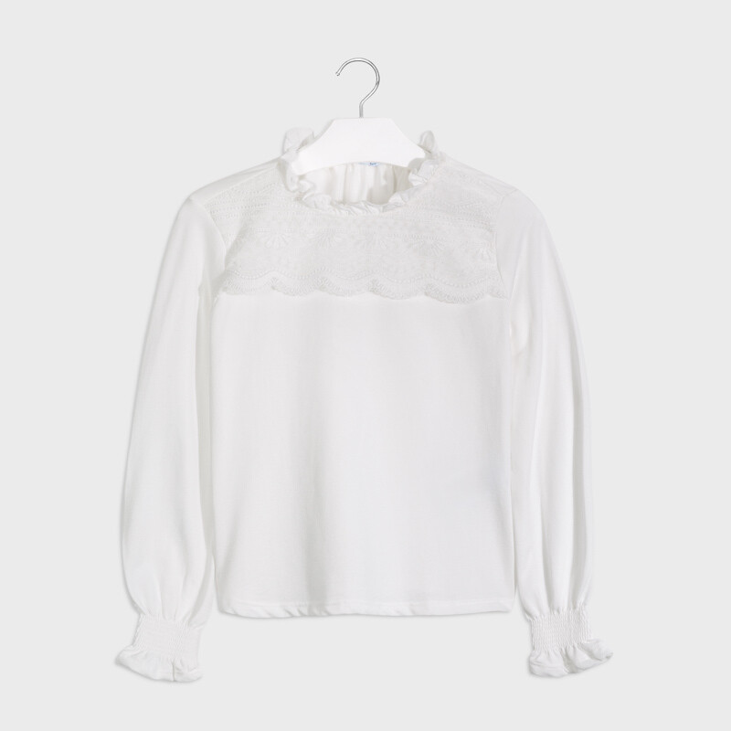 L/S embroidered t-shirt