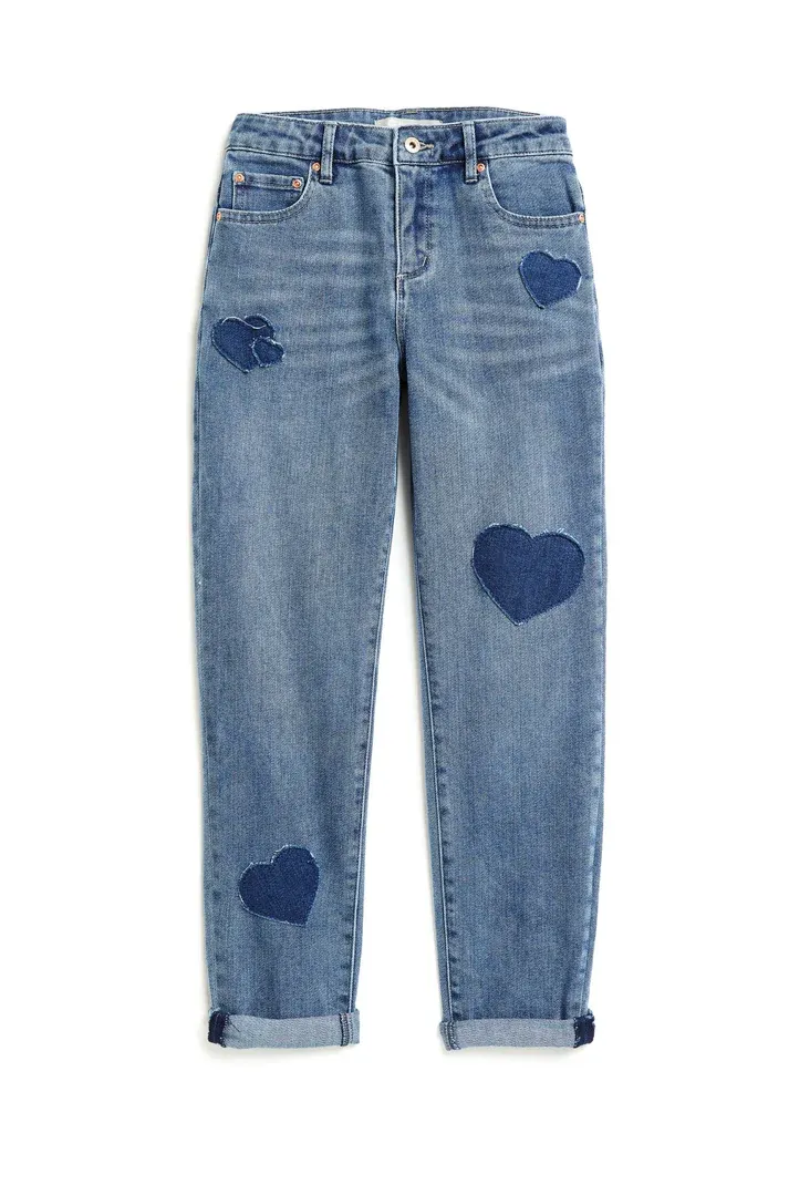 Heart Denim Pants