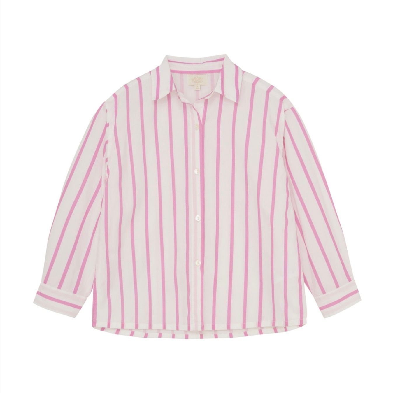 Creamie Pink Stripe Button Down