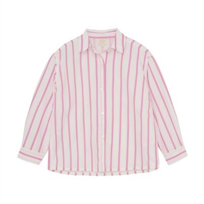 Creamie Pink Stripe Button Down